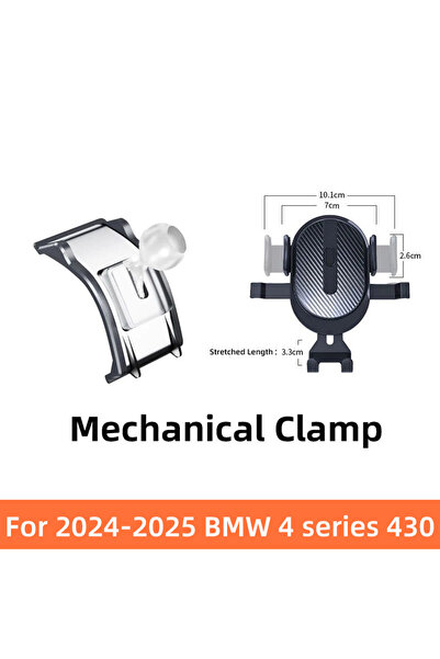 Choice4 حامل هاتف ميكانيكي للسيارة، متوافق مع سيارات BMW الفئة الرابعة 430i م...