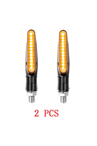 Choice Gasoline 2pcs Yellow Light 2/4pcs Universal LED Motorcycle Turn Signal...