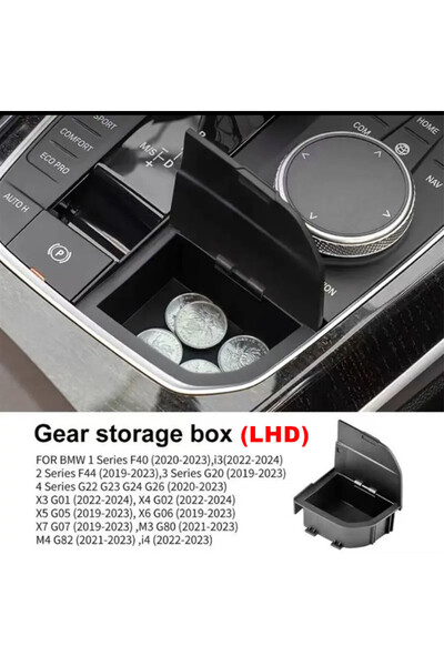 choice2 B LHD Car Central Cole Gear Shift Panel Storage Box Modified Trim For...