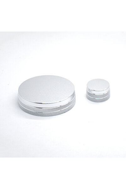 Choice Silver 2pcs Metal Center Cole Media Function Volume Knob Decoration Co...