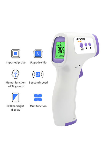 Choice White Multifunction Human Body Thermometer IR Fever Fast Temperature M...