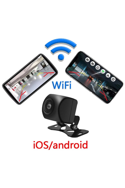 Choice كاميرا رؤية خلفية لاسلكية عالمية للسيارة بدقة 1080 بكسل بتقنية AHD، مز...