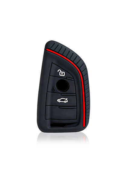 Choice Red Line New Silicone Remote Car Holder Key Case Cover for BMW F48 F46...