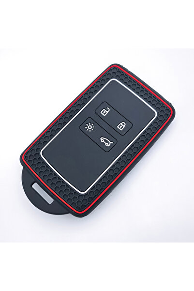Choice black Silicone Key Case Cover for Renault Austral Captur Arkana Koleos...
