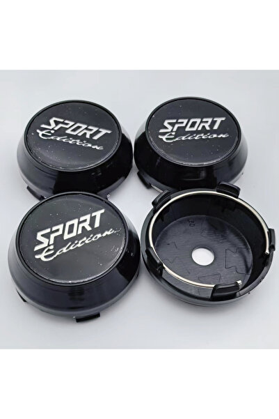 choice2 4pcs 60mm High Caps Sport Edition Badge 60mm B Black Silver 4pcs 60MM...