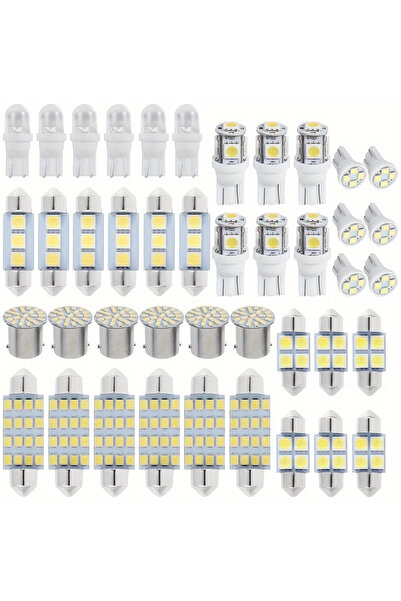 Choice 42pcs 42Pcs LED Car Interior Lights T10 6000K SMD LED Replacement Lice...