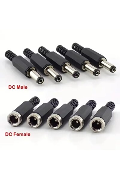 Choice1 5pair mix 10pcs DC Power Plug Welding Connector for 5.5 * 2.5mm Male/...