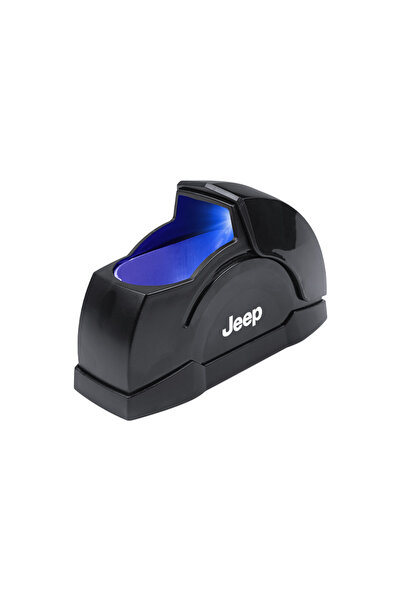 Choice علبة منفضة سجائر بإضاءة LED سوداء لباب السيارة، مناسبة لسيارات جيب ران...