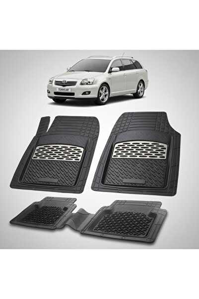 TEAMCAR Πατάκια δαπέδου συμβατά με Toyota Avensis T250 Estate 2006-2008 | Ασημί