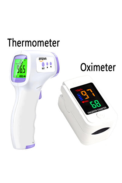 Choice White Set Medical Body Thermometer Tri-color Infrared Fever Fast Tempe...