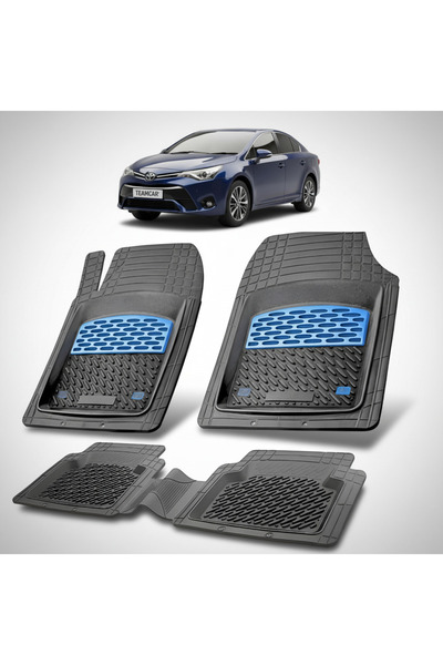 TEAMCAR Πατάκια δαπέδου Toyota Avensis T270 Συμβατά Sedan 2015-2022 | Μπλε