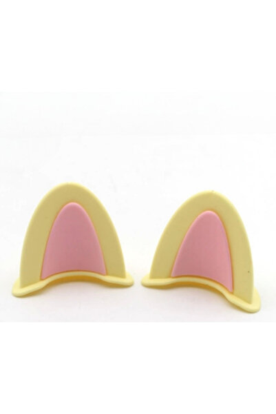 Choice 2pcs Yellow and pink 2pcs Cute decorati for car steering wheels and in...