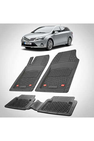 TEAMCAR Πατάκια δαπέδου συμβατά για Toyota Avensis T270 Estate 2012-2015 | Μαύρο