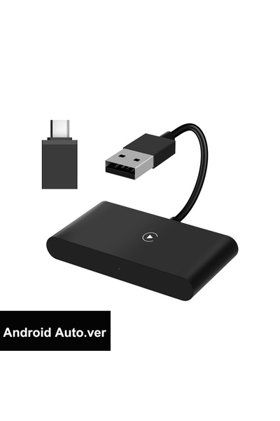 Choice محول Android Auto بأسلاك إلى لاسلكي مع إضاءة محيطية، سهل التركيب والتش...