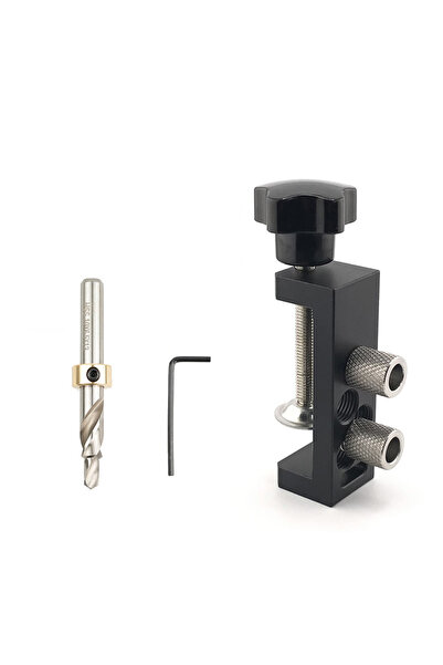 Choice black Aluminum Profile Drill Guide Jig For 20/30/40 Series-Universal D...