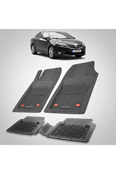 TEAMCAR Πατάκια δαπέδου Toyota Avensis T270 Συμβατά Sedan 2012-2015 | Μαύρα