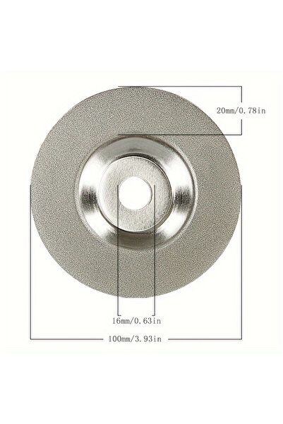 Choice 1pcs 4-Inch Industrial Grade Metal Diamond Grinding Sheet - Ready-to-Use