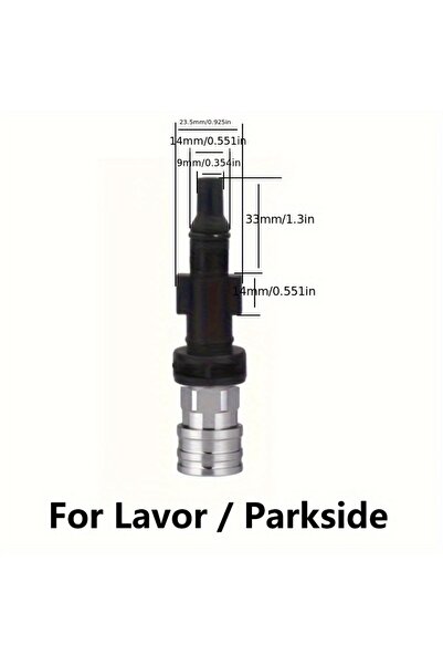 choice2 C High-Pressure Washer Quick Connector - 1/4" Stainless Steel Adapter...