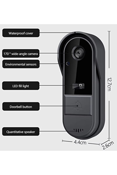 Choice Video doorbell Tuya Smart Doorbell WiFi Smart Home System Wireless Out...