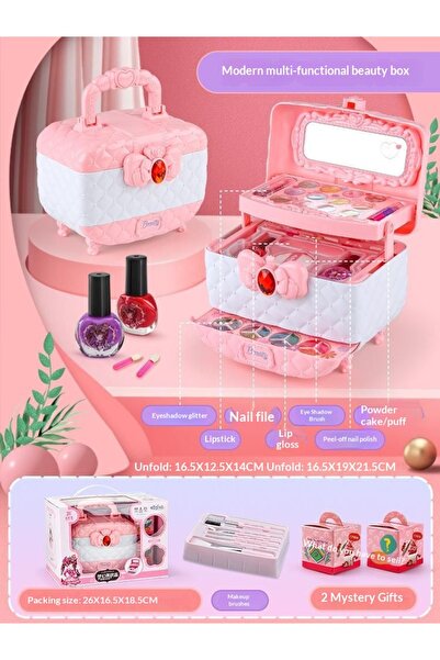 Arabest Kids Makeup Kit for Girl,Real Washable,Play Make Up Toys,for Age 3+ Y...