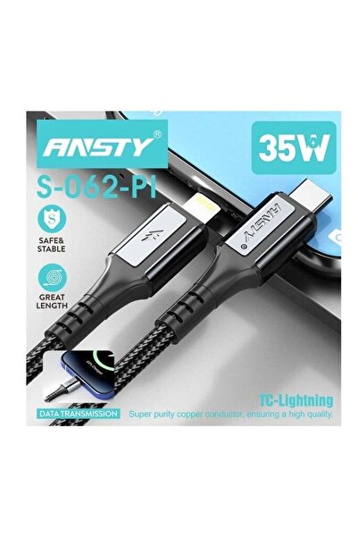ANSTY iPhone and iPad Cable S-062-PI - 35W Fast Charging