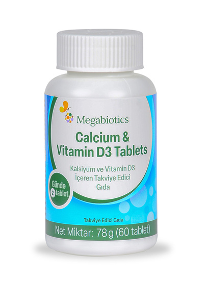 Megabiotics Calcium & Vitamin D3