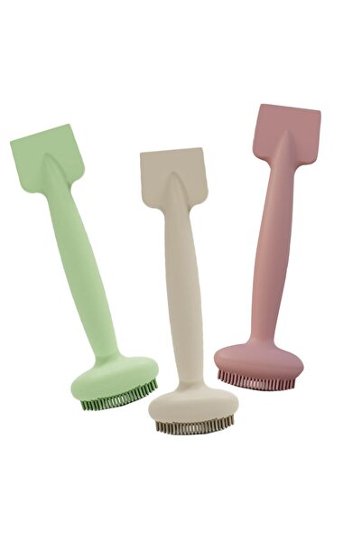 Arabest 3pcs Ergonomic Facial Cleansing Brush and Mask Applicator Silicone Br...