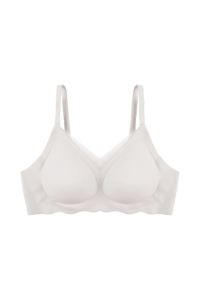 koza iç giyim Non-wired Laser Cut Detailed Low-Cut Crossed Tulle Piece Stitch...