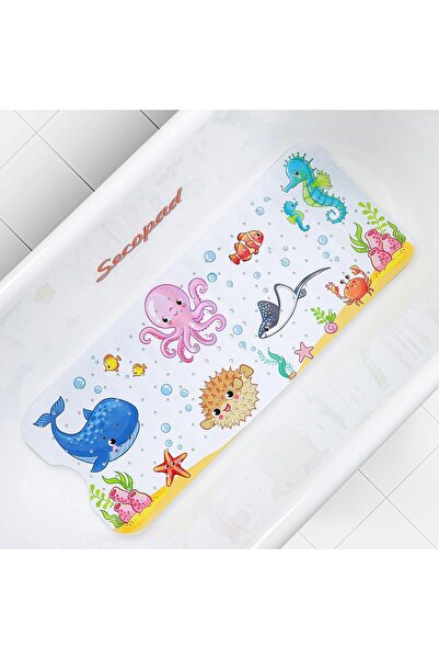 Arabest Bath Mat for Tub Non Slip, Machine Washable Anti-Slip Cartoon Baby Ba...