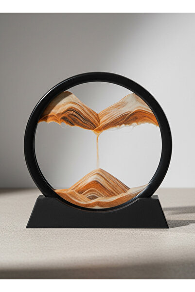 Generic ✨ 3D Moving Sand Art Hourglass – Stress Relief Desktop Ornament & Off...