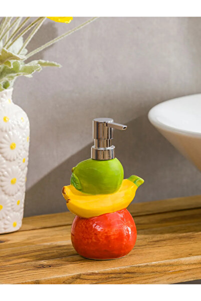 LC Waikiki Lcw Home Mixed Fruit Shaped Liquid Soap Dispenser