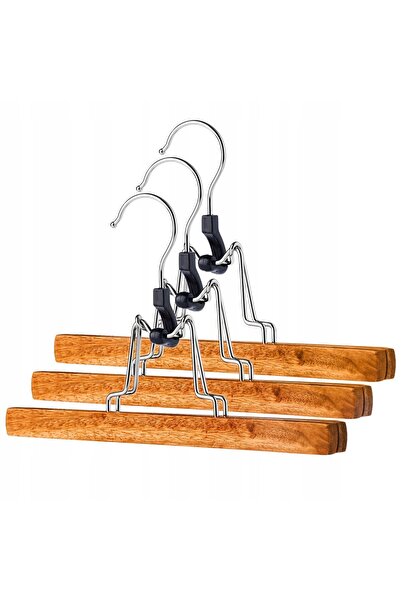 KADAX Cuier pentru două persoane din lemn pentru pantaloni, pentru dulapuri d...