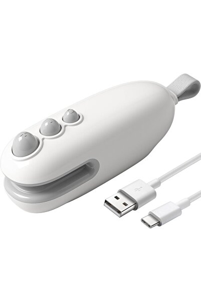 Arabest Mini Bag Sealer with Cutter, Rechargeable, Handheld Heat Sealer Machi...