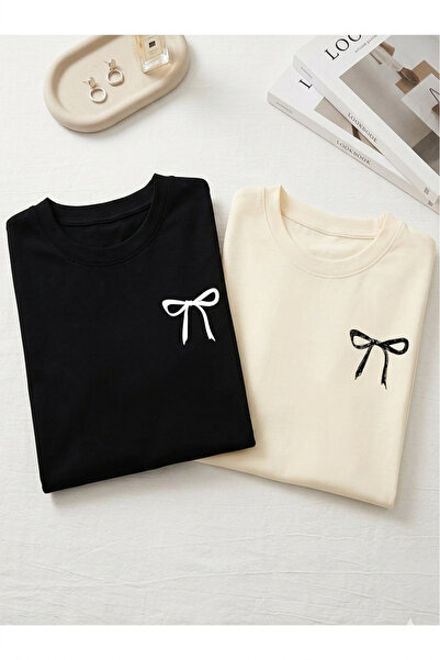 ZİYMO PACHET DE 2 TRICOURI CU DETALII FUNDIȚĂ