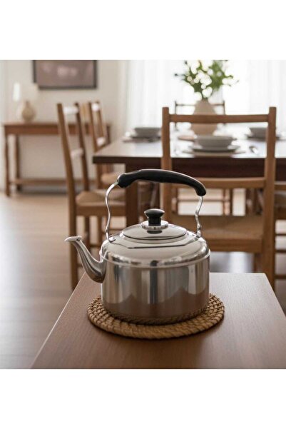 AKDC غلاية صفير كبيرة من الفولاذ المقاوم للصدأ من AFCO سعة 5 لترات