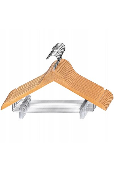 KADAX Umerașe din lemn pentru haine, cu cleme pentru dulap, 12 buc.