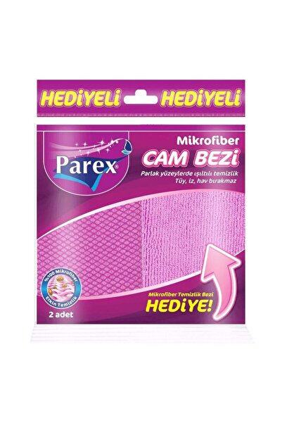 Parex Set of 6 x 2 Microfiber Cloths for Windows and Mirrors