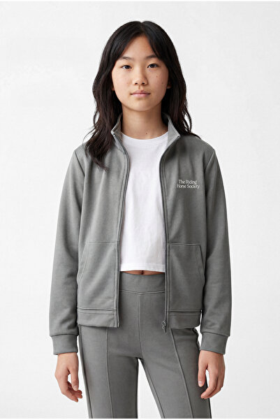 PAULMARK Girl's Soft Textured Sweatshirt