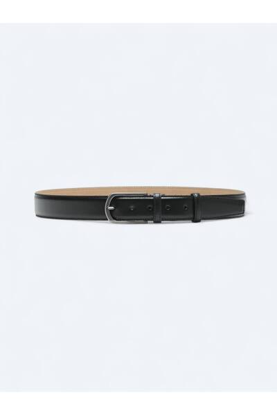 Kip Black 100% Leather Belt