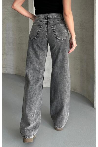 LA TUBA SEZON NOU Y talie înaltă E elastic SALAŞ B wide-leg FEMEIE PANTALONI ...