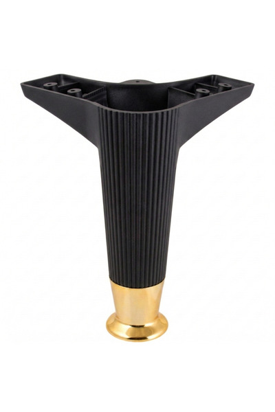 Bestekar Nefes Ayak 15 cm - Siyah Renk - Koltuk, Kanepe, Dolap, Komodin, Akıl...