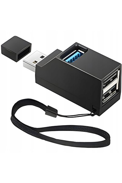 zola Mini hub USB cu 3 porturi, 2 porturi USB 3.0, port USB 2.0, plug & play,...