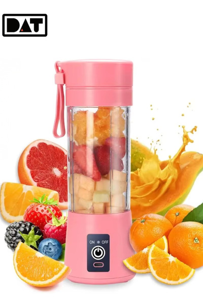 DAT خلاط محمول، لتحضير الميلك شيك والعصائر، كوب عصارة صغير قابل لإعادة الشحن ...