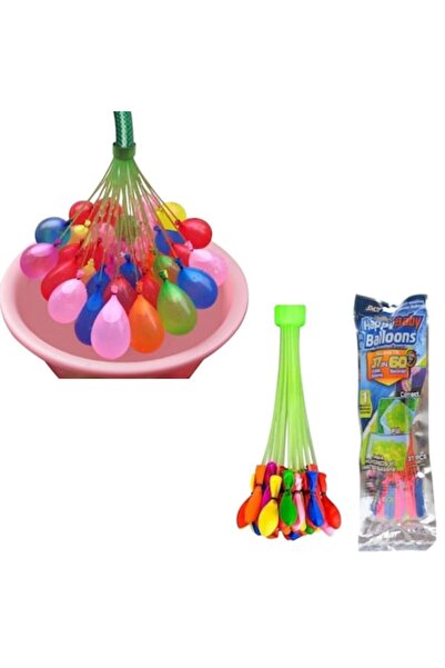 OEMarket Set de 37 de baloane cu apă colorate, umplere rapidă, multicolore