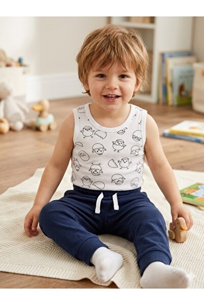 Şimo Butik Kız Erkek Çocuk Bebek Kolsuz Askılı Çıtçıtlı Body-Badi %100 Organi...