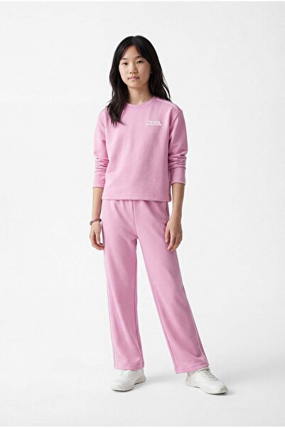 PAULMARK Devojčice, pantalone sa bočnim prugama