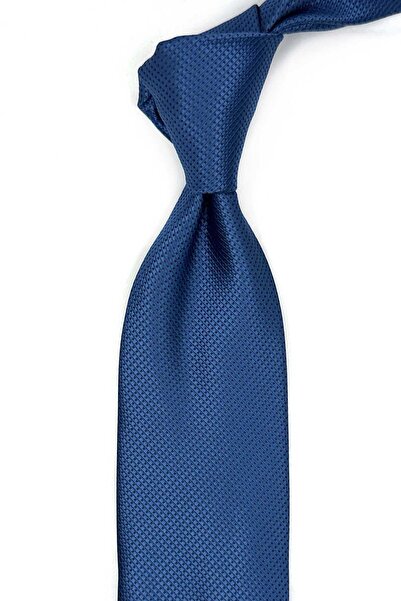 Kravatkolik Klasična kravata sa plavim točkastim uzorkom i maramicom KK13457