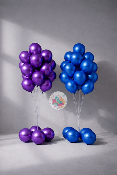 Joyane Gender Party Balloon Set Blue Purple Baby Shower Balloon Bouquet Gende...