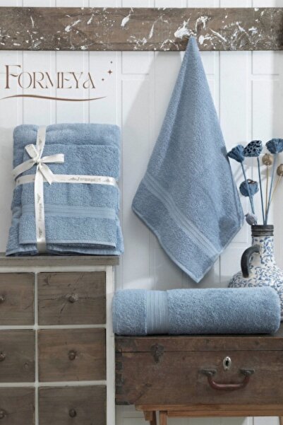 Formeya 2-teiliges extra großes Badetuch-Set