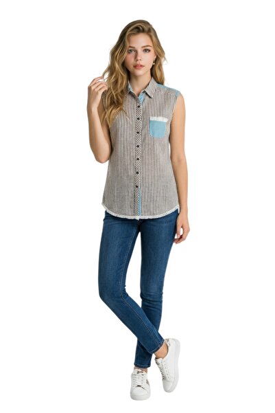 BRANDLAND Women's Zero Sleeve Shirt